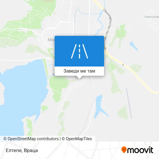 Елтепе карта