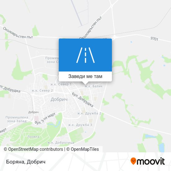 Боряна карта