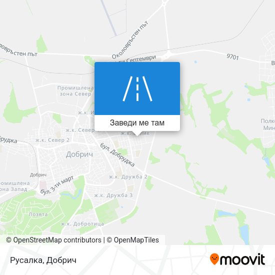 Русалка карта