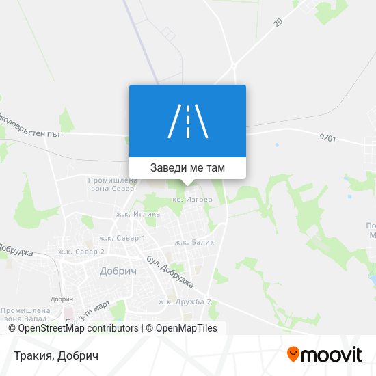 Тракия карта