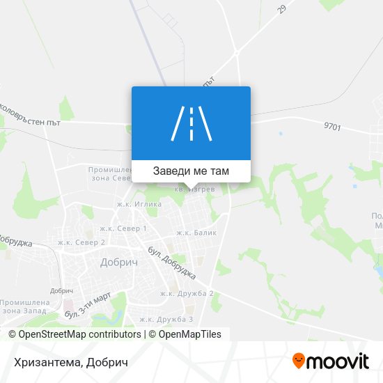 Хризантема карта
