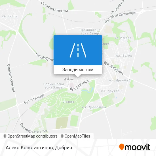 Алеко Константинов карта