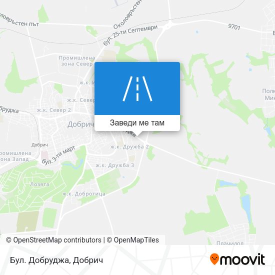 Бул. Добруджа карта