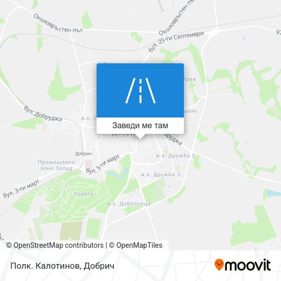 Полк. Калотинов карта
