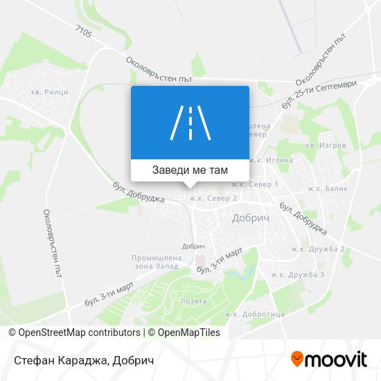 Стефан Караджа карта