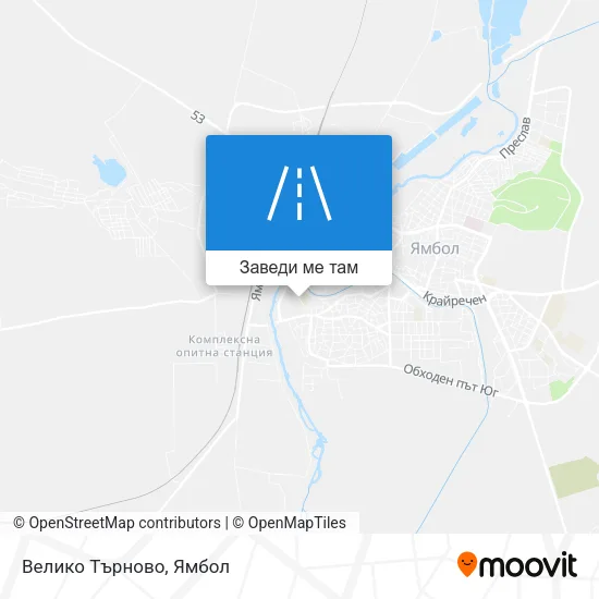 Велико Търново карта