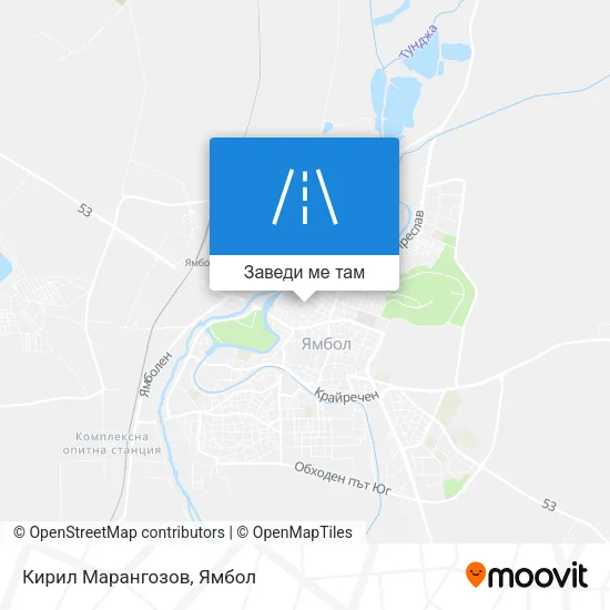 Кирил Марангозов карта