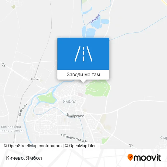 Кичево карта