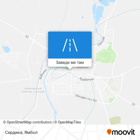 Сердика карта
