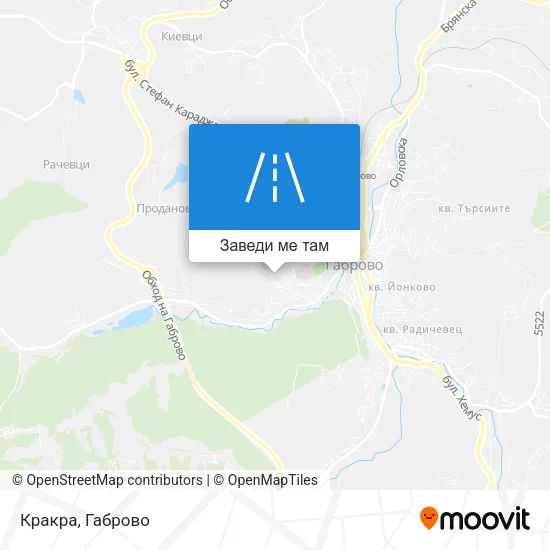 Кракра карта