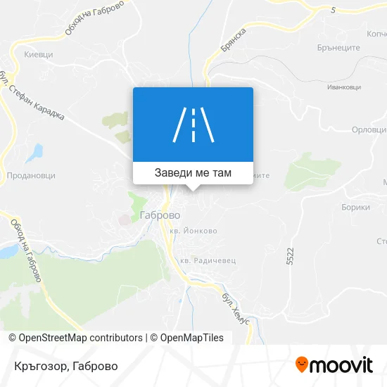 Кръгозор карта