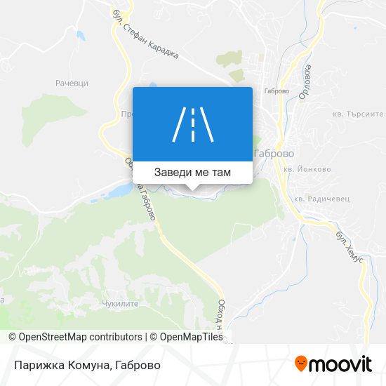 Парижка Комуна карта
