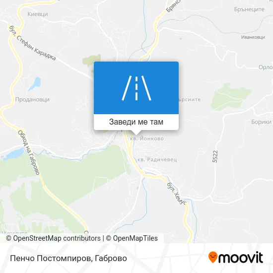 Пенчо Постомпиров карта