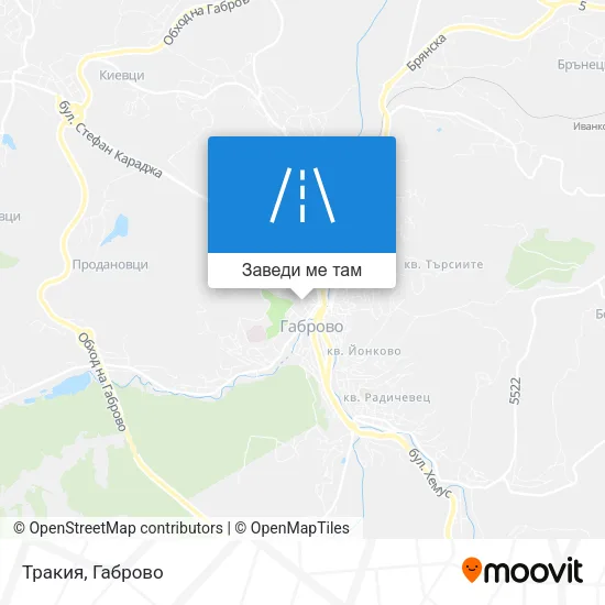 Тракия карта