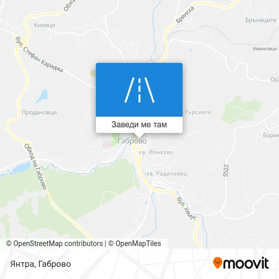 Янтра карта