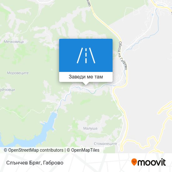 Слънчев Бряг карта