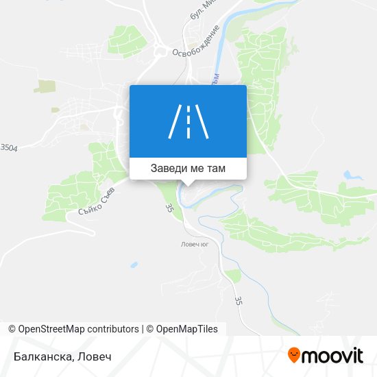 Балканска карта