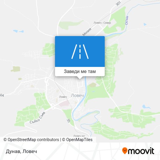 Дунав карта