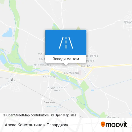 Алеко Константинов карта