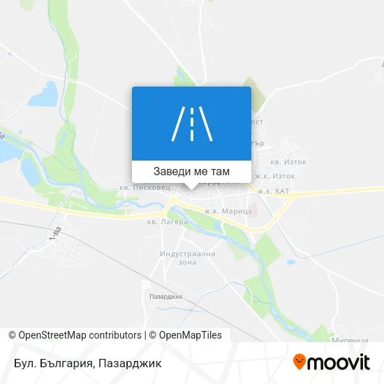 Бул. България карта