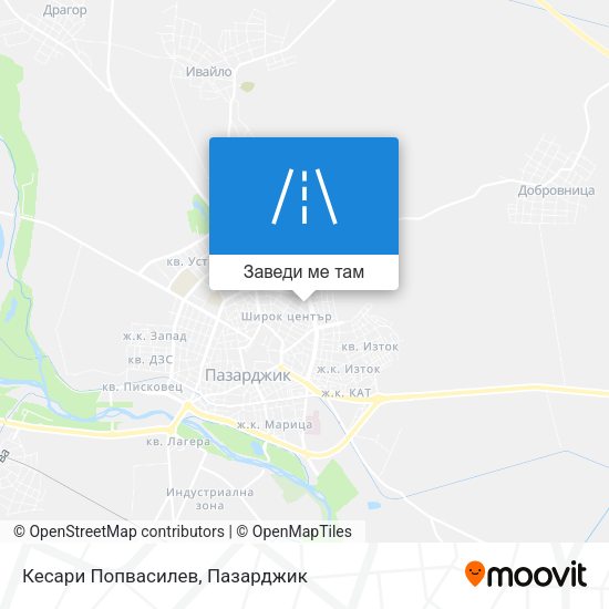 Кесари Попвасилев карта
