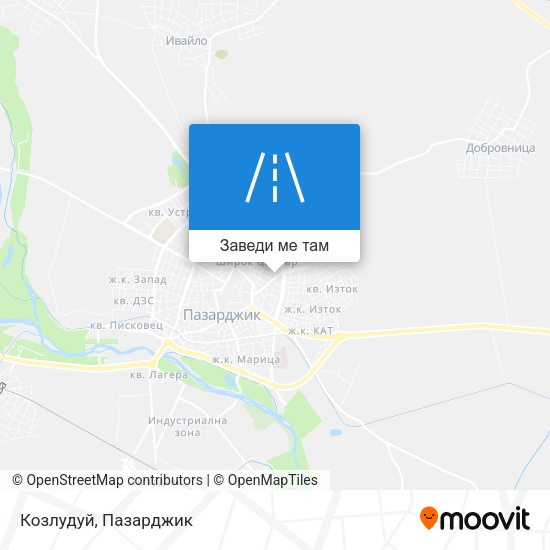 Козлудуй карта