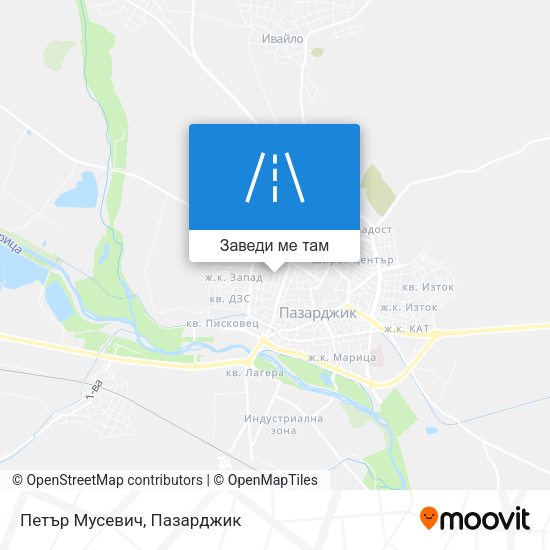 Петър Мусевич карта
