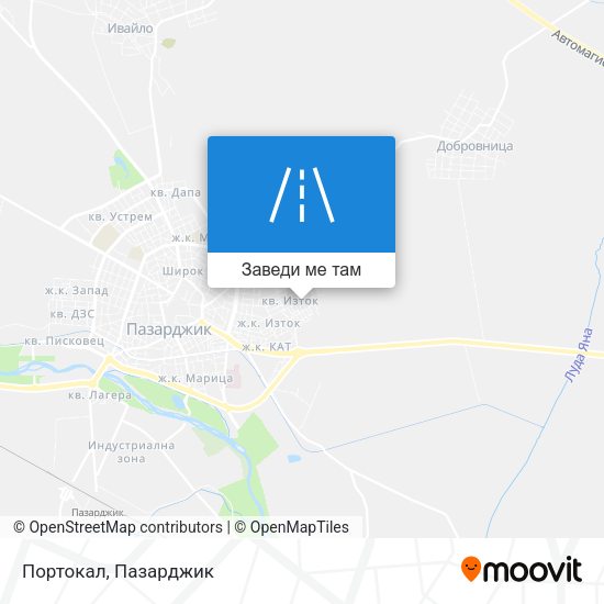 Портокал карта