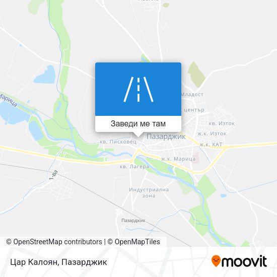Цар Калоян карта