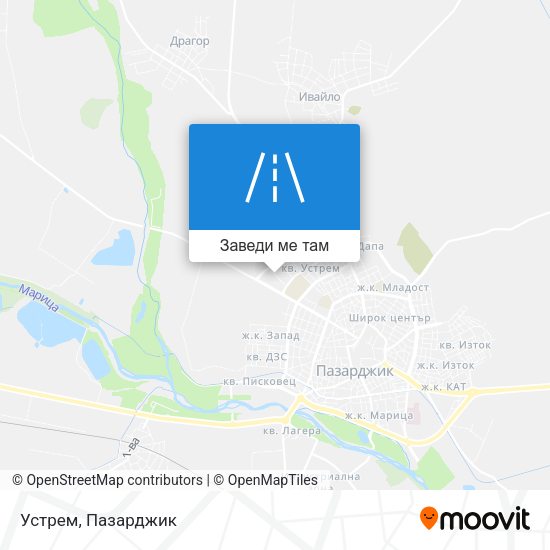 Устрем карта