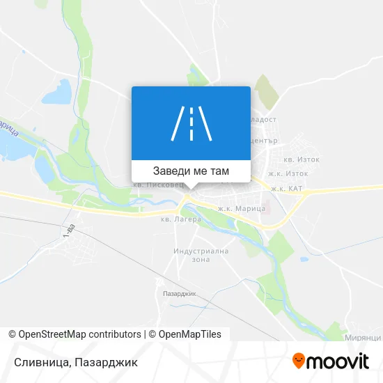 Сливница карта