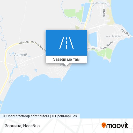 Зорница карта