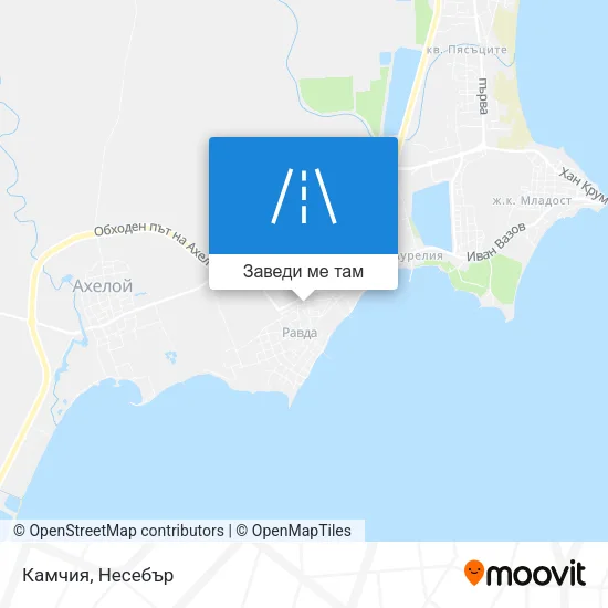 Камчия карта