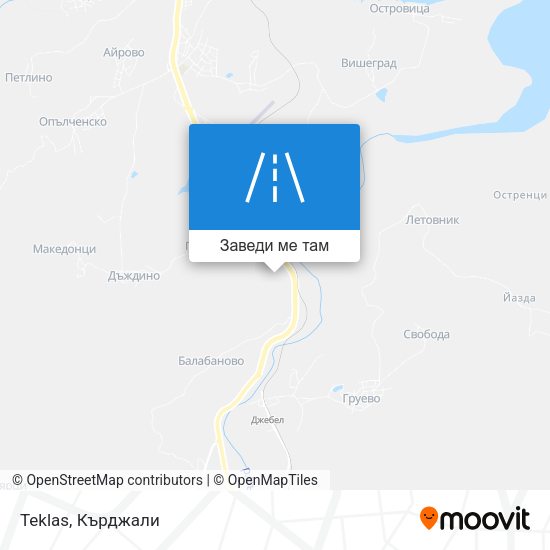Teklas карта