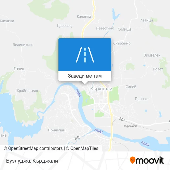 Бузлуджа карта