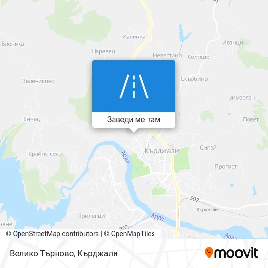 Велико Търново карта