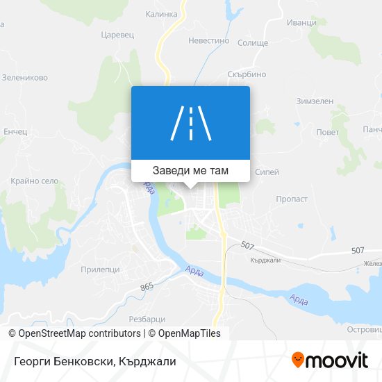 Георги Бенковски карта