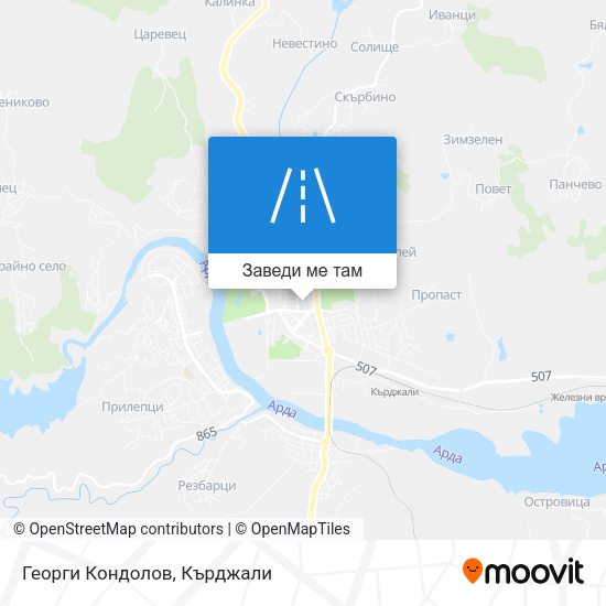 Георги Кондолов карта