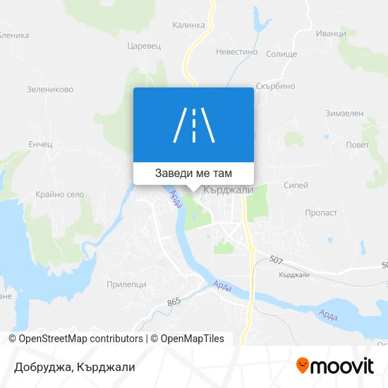 Добруджа карта
