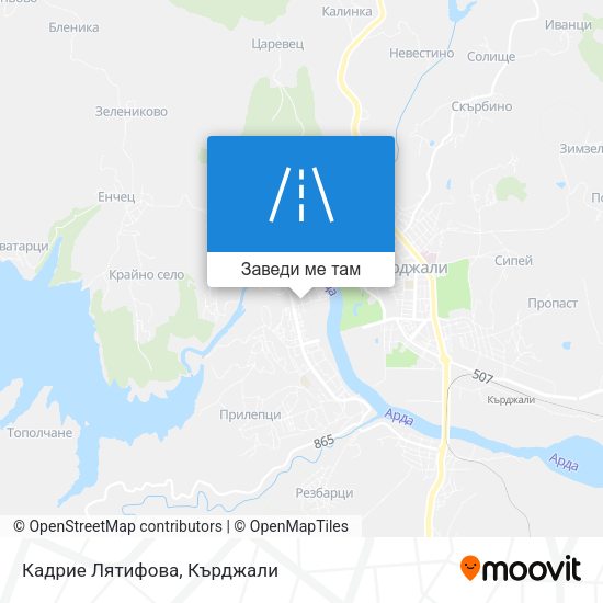 Кадрие Лятифова карта