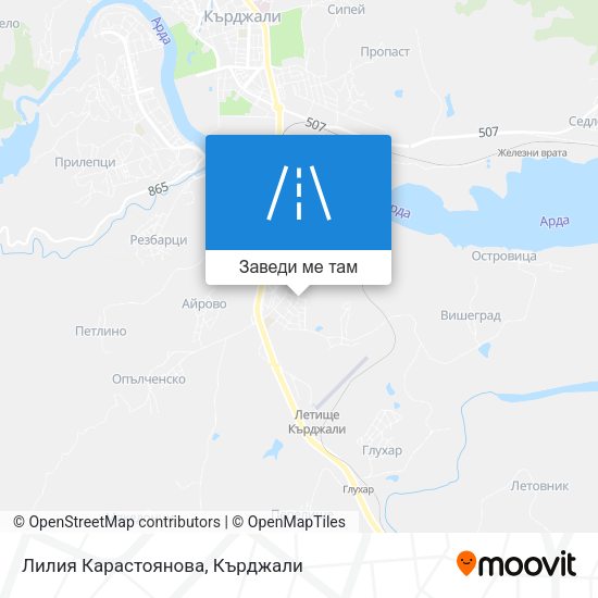 Лилия Карастоянова карта