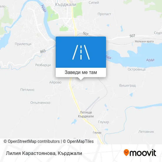 Лилия Карастоянова карта