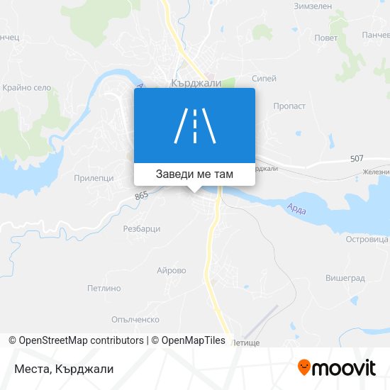 Места карта