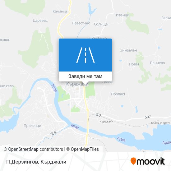 П.Дерзингов карта