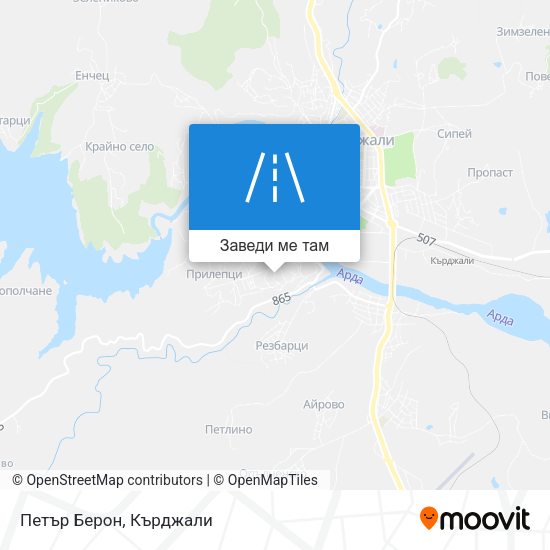 Петър Берон карта
