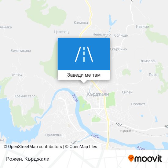 Рожен карта
