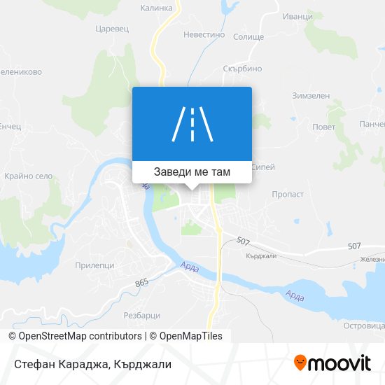 Стефан Караджа карта