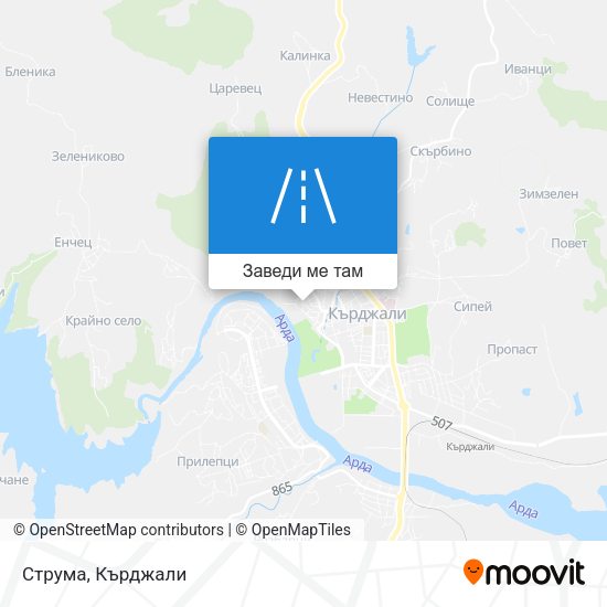 Струма карта