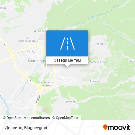 Делвино карта