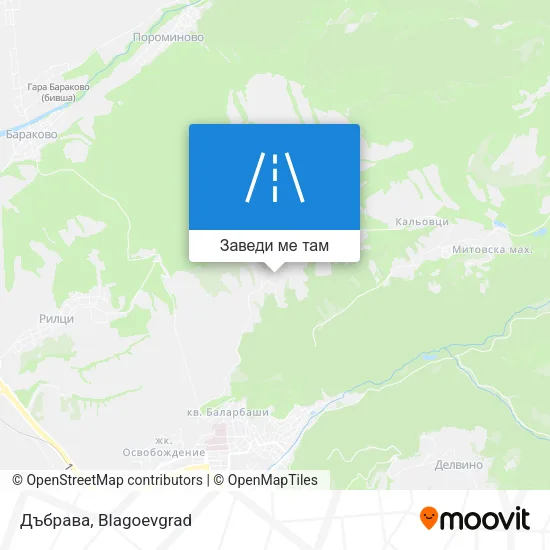 Дъбрава карта